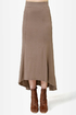 In the Near Flute-ure Light Brown Maxi Skirt