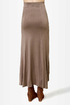 In the Near Flute-ure Light Brown Maxi Skirt