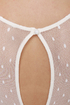 Flirt and Flutter Mesh Ivory Dress