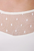 Flirt and Flutter Mesh Ivory Dress