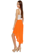 For Keeps Ivory and Neon Orange Dress