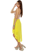For Keeps Taupe and Yellow Dress