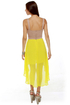 For Keeps Taupe and Yellow Dress