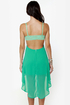 Notchy by Nature High-Low Mint and Sea Green Dress