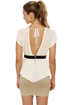 Belgian Espalier Beige and Ivory Dress