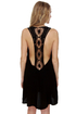 Under the Sun Black Lace Dress