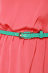 Weekend Forecast Belted Coral Dress