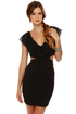 Side Effects Cutout Black Dress