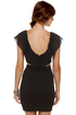 Side Effects Cutout Black Dress