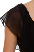 Side Effects Cutout Black Dress