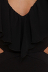 Side Effects Cutout Black Dress