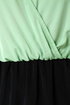 Back Beauty Mint and Black Dress