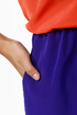 Back Beauty Orange and Blue Dress