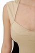 Friday Funday Black and Beige Dress