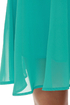 Ta-ra-ra Bustier! White and Turquoise Dress