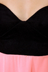 Ta-ra-ra Bustier! Black and Peach Dress