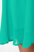 Ta-ra-ra Bustier! Taupe and Turquoise Dress
