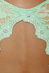 Cabaret Mint Green Lace Dress