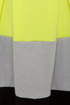 Color Bar Quartet Neon Yellow Color Block Dress