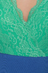 Ladies' Luncheon Mint and Blue Lace Dress