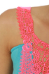 On the Down Low Neon Pink and Blue Dress
