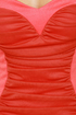 Sweet on Repeat Strapless Coral Dress