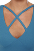 On Your Mark Sleeveless Blue Dress