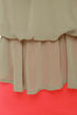 Time Flies Strapless Coral Red and Grey Dress