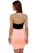 Cut for the Chase Black and Pink Dress