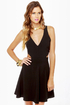 Stuck on You Cutout Black Dress