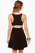 Stuck on You Cutout Black Dress