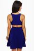 Stuck on You Cutout Royal Blue Dress