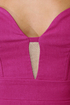 Get Low Strapless Fuchsia Dress