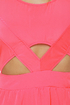 Catch the Wind Neon Pink Cutout Dress