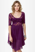 Dancing Days Purple Lace Dress