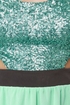 Crank up the sequin-frequency with the High Sequin-cy Mint Green High-Low Sequin Dress! Sequin bodice with a tie back, side cutouts, and a high-low chiffon skirt.