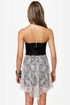 The Works Black and Beige Sequin Lace Dress