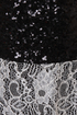 The Works Black and Beige Sequin Lace Dress
