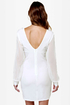 Place Your Bets Beaded Ivory Dress