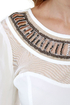 Place Your Bets Beaded Ivory Dress