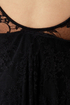 Wish You Were Sheer Black High-Low Lace Dress