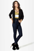 Opening Lines Backless Black Blazer
