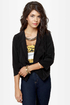 Opening Lines Backless Black Blazer