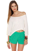 Five Alarm Mint Green Shorts