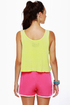 Windsurfer Girl Color Block Fuchsia Shorts