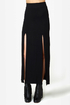 Makin' Moves Black Maxi Skirt