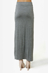 Makin\' Moves Heather Grey Maxi Skirt