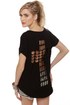 Crossfire Cutout Black Top