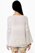 First Folio Sheer Ivory Top