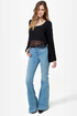 Crop It Like It\\\\\\\'s Hot Black Lace Top